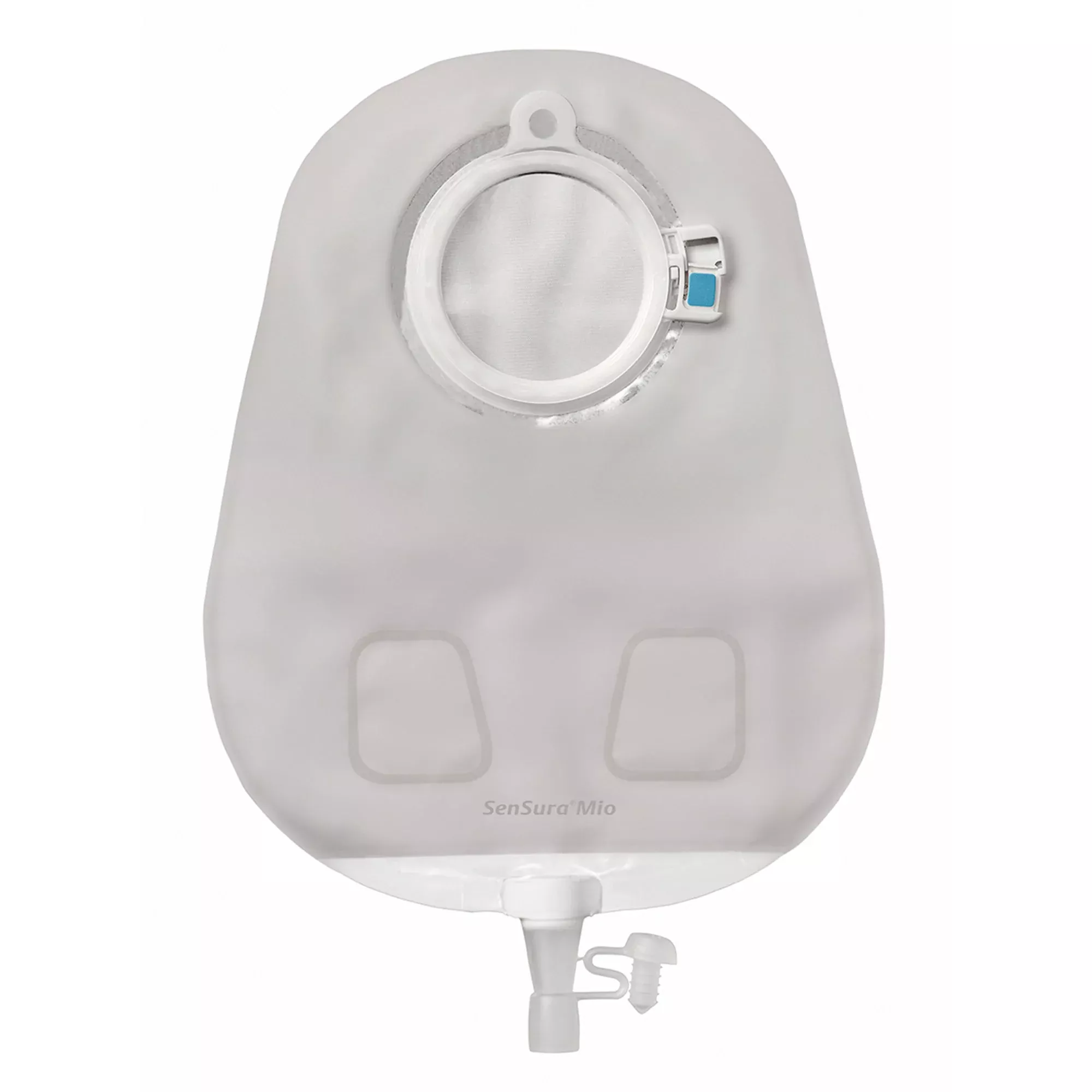 SenSura Mio Click 2-Piece Transparent Urostomy Pouch, Red Match