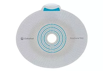 SenSura Mio Flex Ostomy Barrier, 30 mm Stoma Opening, Red Color Match