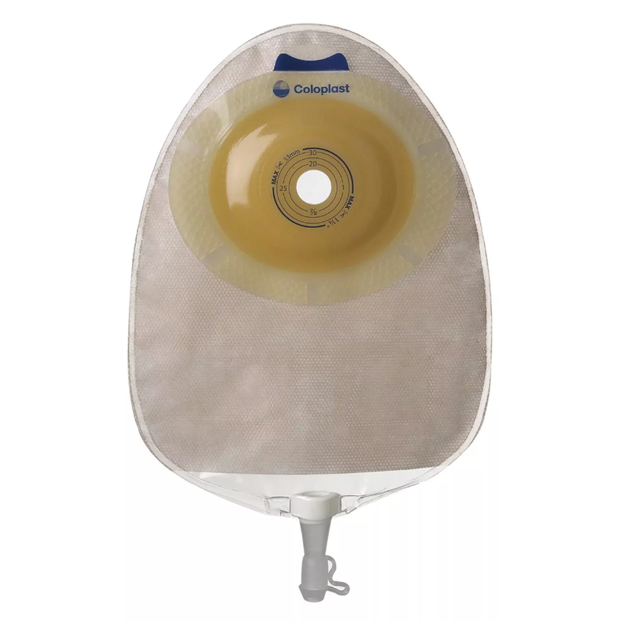 SenSura Xpro Convex Light 1-Piece Opaque Urostomy Pouch, 22 mm Stomas