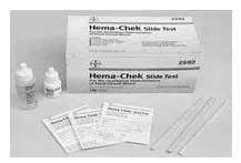 Siemens Rapid Test Kit Hema-Chek Colorectal Cancer Screening Fecal Occult Blood Test (FOBT) Stool Sample 100 Tests - M-119989-4498 - Case of 1200
