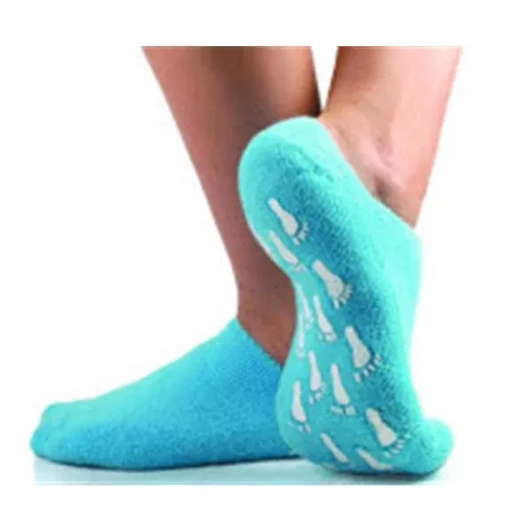Silipos Bootie Moisturizing GeLuscious Terrycloth Turquoise/Pink 1/Pr
