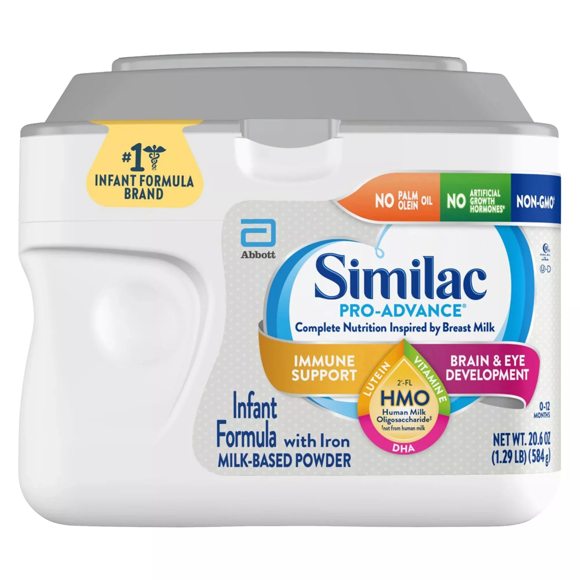 Similac Pro-Advance Powder, Unflavored, 20.6 oz.