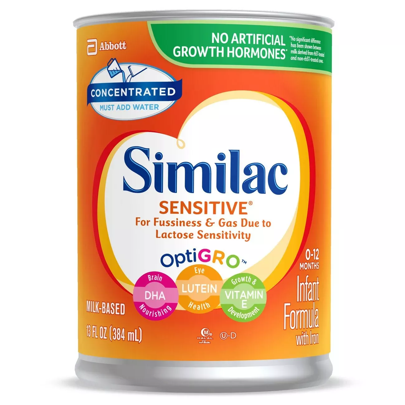 Similac Sensitive Infant Formula, 13-ounce can