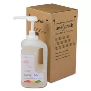 SimplyThick EasyMix Gel Thickener, 2 Liter Bottle with Pump