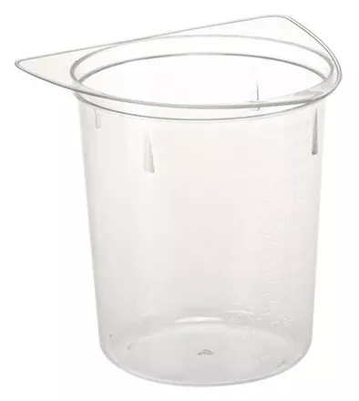 Simport Scientific Beaker Tricorn Tri-Pour Polypropylene 250 mL (8 oz.) - M-1035062-3035 - Case of 100