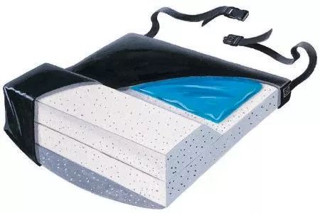Skil-Care Anti-Thrust Seat Cushion Skil-Care™ 16 W X 18 D Inch Foam / Gel - M-625201-1339 - Each