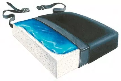 Skil-Care Bariatric Seat Cushion Bari-Gel™ 30 W X 2 D X 3 H Inch Foam / Gel - M-651363-3144 - Each