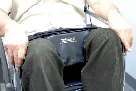 Skil-Care Hip Abduction Cushion 7 W X 8 D X 4 H Inch Foam Hook and Loop Strap Fastening - M-580047-4312 - Each
