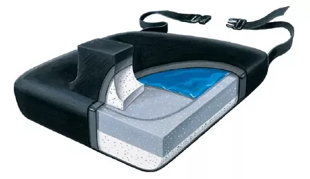 Skil-Care Leg Abductor Seat Cushion 18 W X 14-1/2 D X 1-1/2 H Inch Foam / Gel - M-580288-4494 - Each
