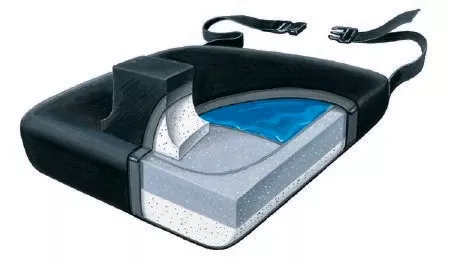 Skil-Care Leg Abductor Seat Cushion 18 W X 16 D X 5 H Inch Foam / Gel - M-654073-728 - Each