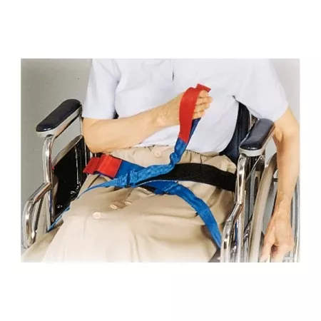 Skil-Care Resident-Release Slider Belt Skil-Care™ One Size Fits Most Hook and Loop Closure Screws Attached to Wheelchair - M-196757-2328 - Each