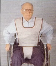 Skil-Care Vest Restraint Slider Poncho Medium / Large Hook and Loop Closure - M-170977-4183 - Each