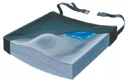 Skil-Care Wedge Seat Cushion Contour Plus 18 W X 16 D X 2 H Inch Foam / Gel - M-726366-2199 - Each