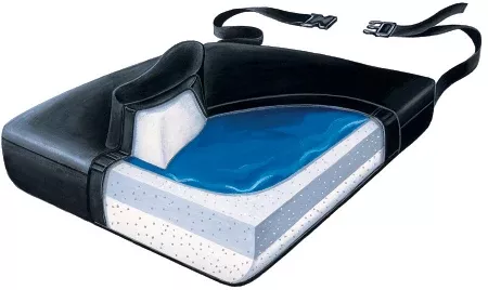 Skil-Care Wedge Seat Cushion Skil-Care™ 20 W X 16 D X 2 H Inch Foam - M-823347-1859 - Each