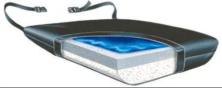 Skil-Care Wedge Seat Cushion Ultra-Cushion 20 W X 16 D X 5 H Inch Foam / Gel - M-823356-1651 - Each