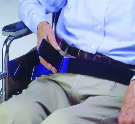 Skil-Care Wheelchair Safety Belt Resident Release Hook and Loop / D-Ring Closure - M-252762-3527 - Each