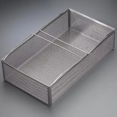 Sklar Instruments Basket Instrument Cleaning Stainless Steel 6x9x3" Ea