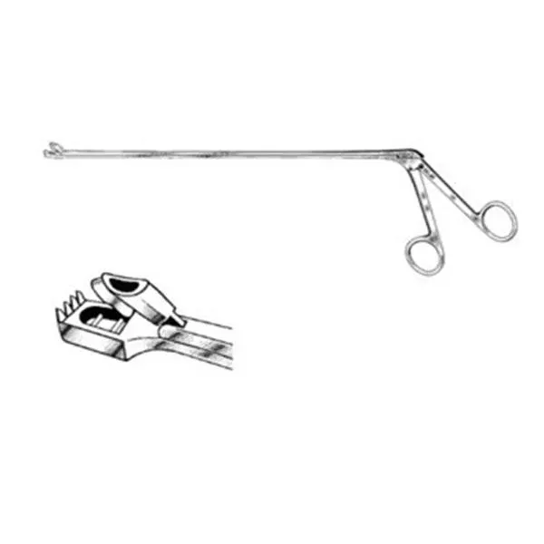 Sklar Instruments Biopsy Punch Uterine Wittner 12" 4 Lower Teeth Strt SS Rsbl Ea