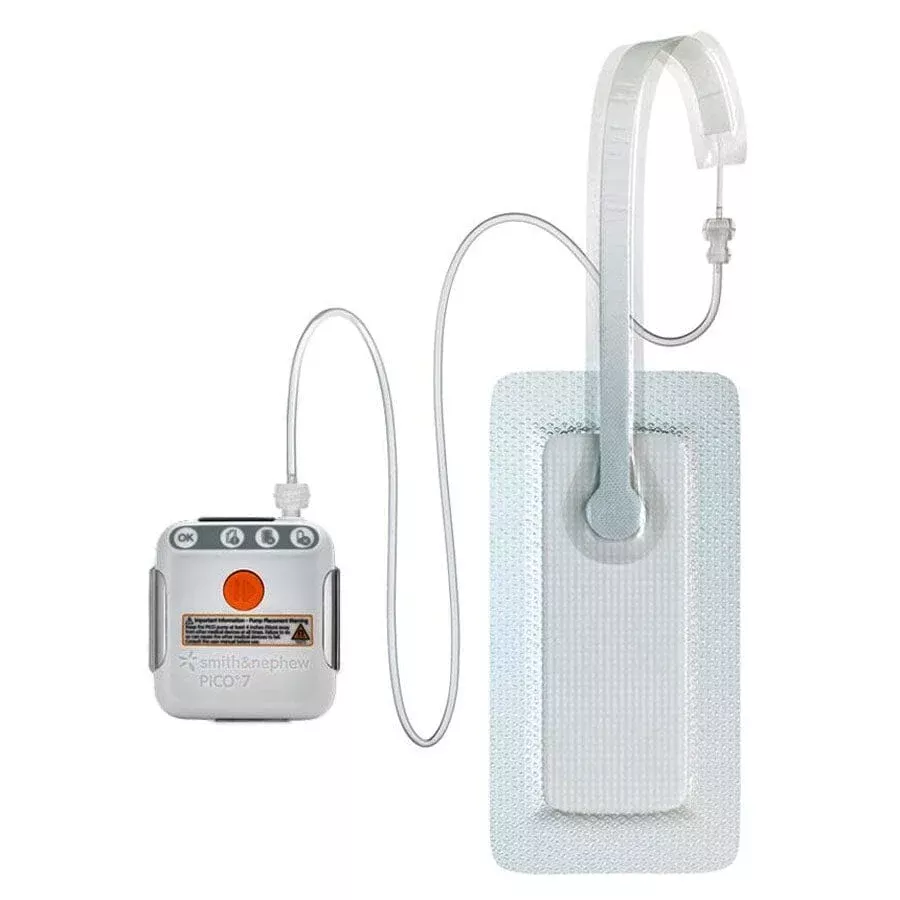 Smith & Nephew Pico 7 Two Dressing Negative Pressure Wound Therapy System, 3.9" x 11.8"