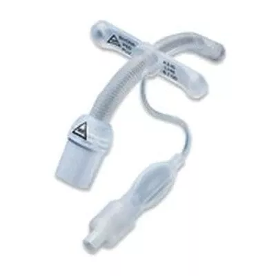Smiths Medical ASD Inc Bivona Flextend™ TTS™ Neonatal V-Neck Flange Tracheostomy Tube, Size 3, 84mm, 4.7mm OD, 3mm ID