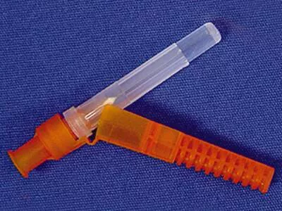 Smiths Medical Needle-Pro Blood Collection Needle 22 Gauge 1 Inch Needle Length Safety Needle Without Tubing Sterile - M-419289-3748 - Case of 800