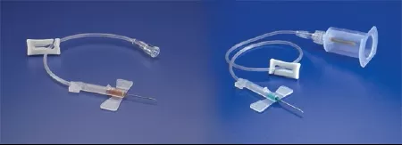 Smiths Medical Saf-T Wing Blood Collection Set 25 Gauge 3/4 Inch Needle Length Safety Needle 12 Inch Tubing Sterile - M-466678-1377 - Case of 200
