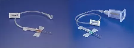 Smiths Medical Saf-T Wing Blood Collection Set with Holder 25 Gauge 3/4 Inch Needle Length Safety Needle 6 Inch Tubing Sterile - M-464855-1272 - Case of 200