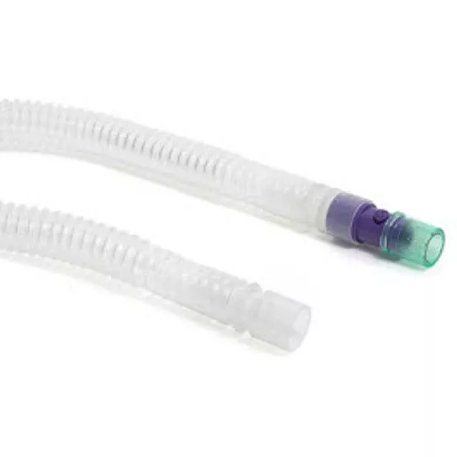 Smoothbore Breathing System with Monitoring Line and Exhalation Valve, Single Limb, 22mm, 1.8m
