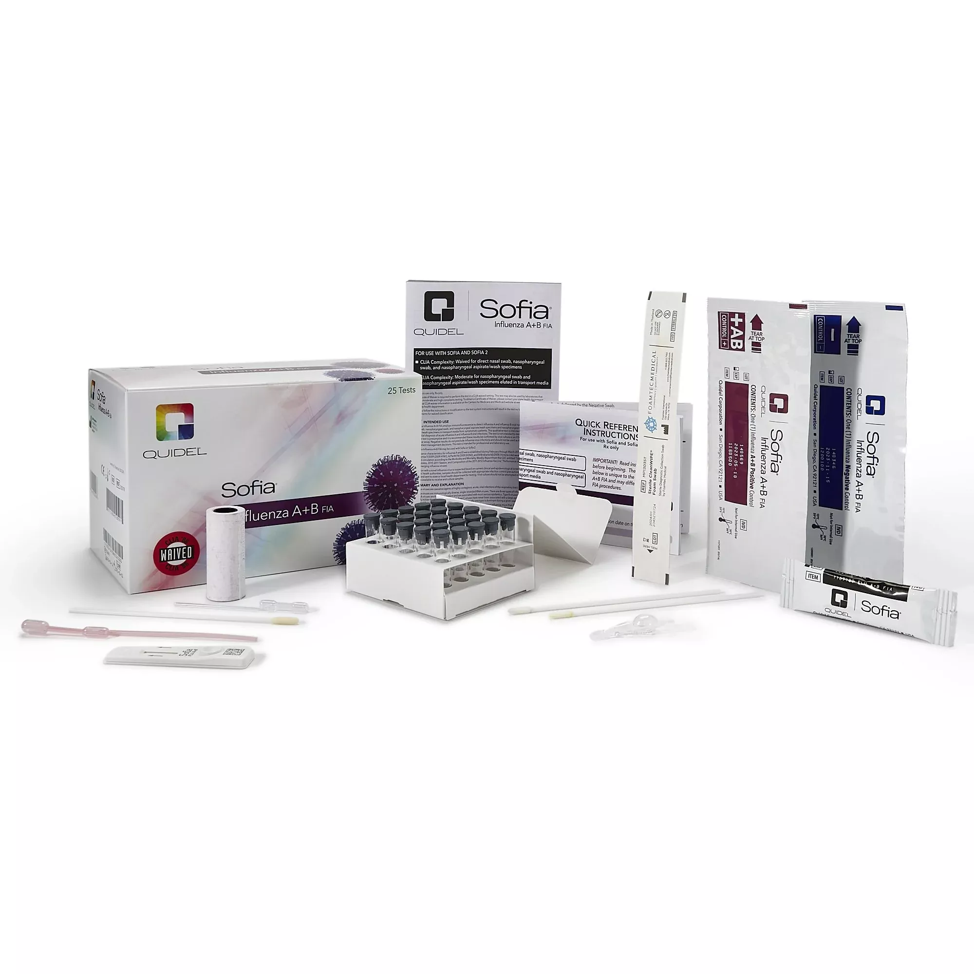 Sofia Influenza A+B FIA Respiratory Test Kit