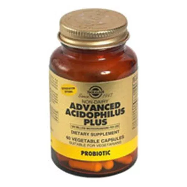 Solgar Vitamin & Herb Advanced Acidophilus Plus Vegetable Capsules 120/Bt
