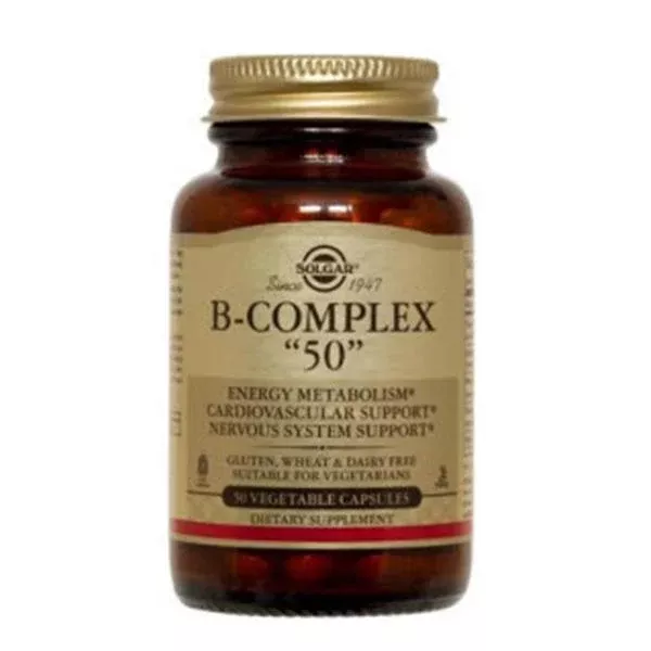 Solgar Vitamin & Herb B-Complex "50" Supplement Adult Vegicaps 250/bt