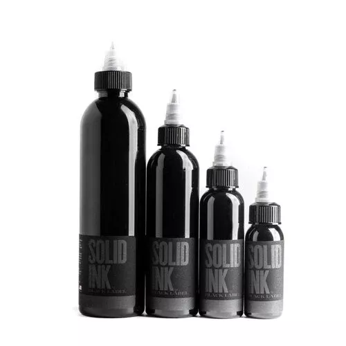 Solid Tattoo Ink Lining Black, 4oz, Each, Ink-Solid_096-4oz
