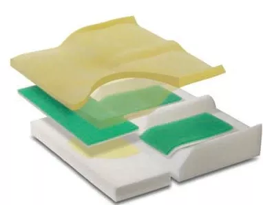 Span America Bariatric Seat Cushion Equalizer 22 W X 18 D Inch Foam / Polymer - M-842064-1639 - Case of 4