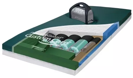 Span America Bed Mattress PressureGuard Custom Care Convertible Non-Powered Pressure Redistribution Type 42 W X 84 D X 7 H Inch - M-1087002-4531 - Each