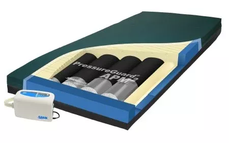 Span America Bed Mattress System PressureGuard APM2 Alternating Pressure / Lateral Rotation 35 X 84 X 7 Inch - M-571546-2136 - Each