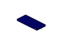Span America Mattress Cover Geo-Mattress UltraMax™ 36 X 80 X 7 Inch Fluid Proof Fabric For Mattresses and Mattress Overlays - M-1004217-2345 - Each