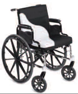 Span America Seat / Backrest Cushion Combination Short-Wave™ 18 Inch Width Foam - M-571600-4019 - Each