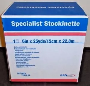 Specialist Cotton Tubular Stockinette, 6 Inch x 25 Yard