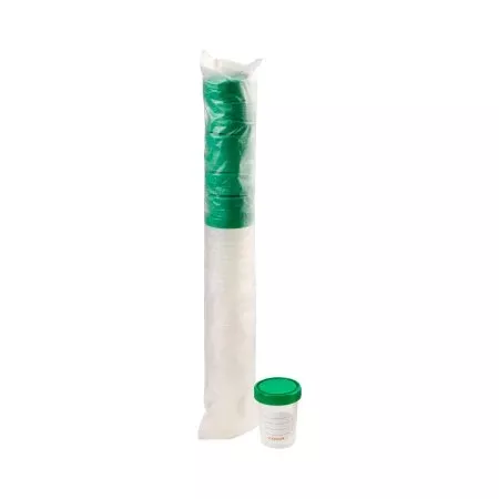 Specimen Container McKesson Polypropylene 120 mL (4 oz.) Screw Cap NonSterile - M-911759-806 - Each