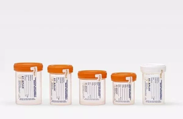 Starplex Scientific Corporation Specimen Container LeakBuster™ 53 mm Opening Polypropylene 120 mL (4 oz.) Screw Cap Patient Information Sterile in OR Ready Peel Pouch - M-1049895-3383 - Case of 300