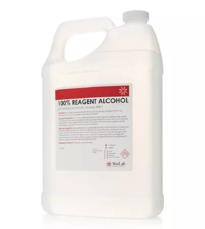 StatLab Medical Products Chemistry Reagent Reagent Alcohol ACS Grade / Dehydrant 100% 1 gal. - M-1001787-3305 - Case of 4