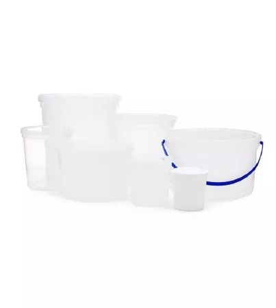 StatLab Medical Products Specimen Container 7-3/4 X 8 Inch HDPE 4,879 mL (165 oz.) Snap-On Lid Unprinted NonSterile - M-1109305-4774 - Case of 15