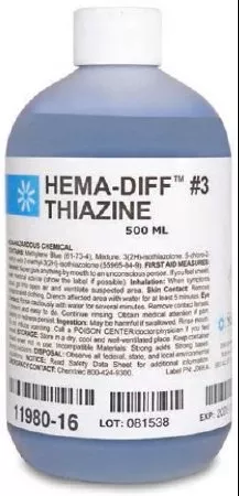 StatLab Medical Products Thiazine Solution Hema-Diff™ No. 3 16 oz. - M-1030136-876 - Each