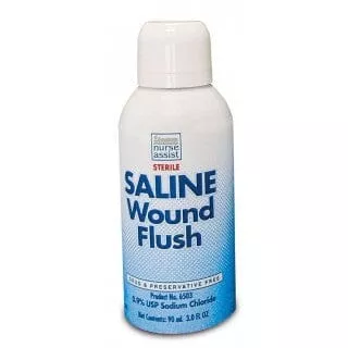 Sterile Saline Wound Flush, 3 oz