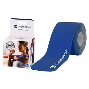 StrengthTape Kinesiology Tape 5M Precut Roll, Royal Blue, 16'4" L x 2" W