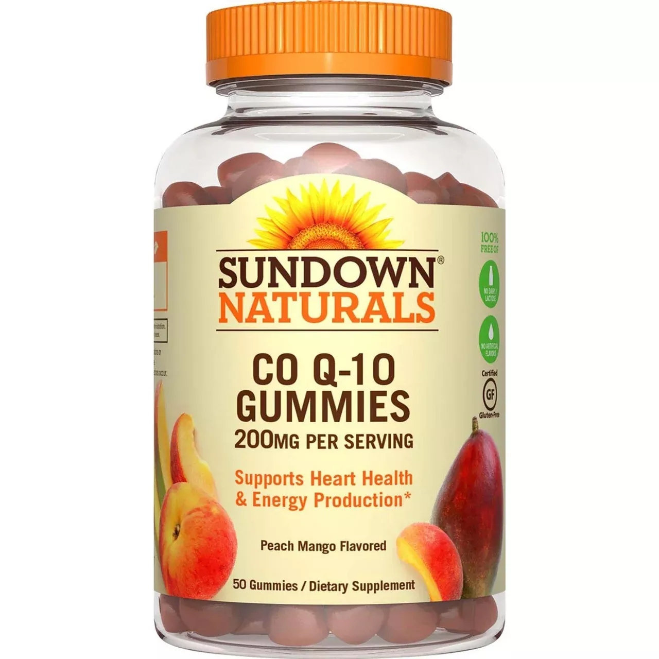 Sundown Naturals Co Q-10 Gummies, 200mg, 50 ct