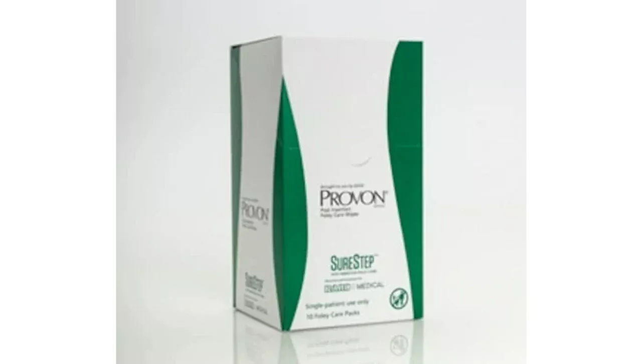 SURESTEP Post Insertion Foley Care Wipes