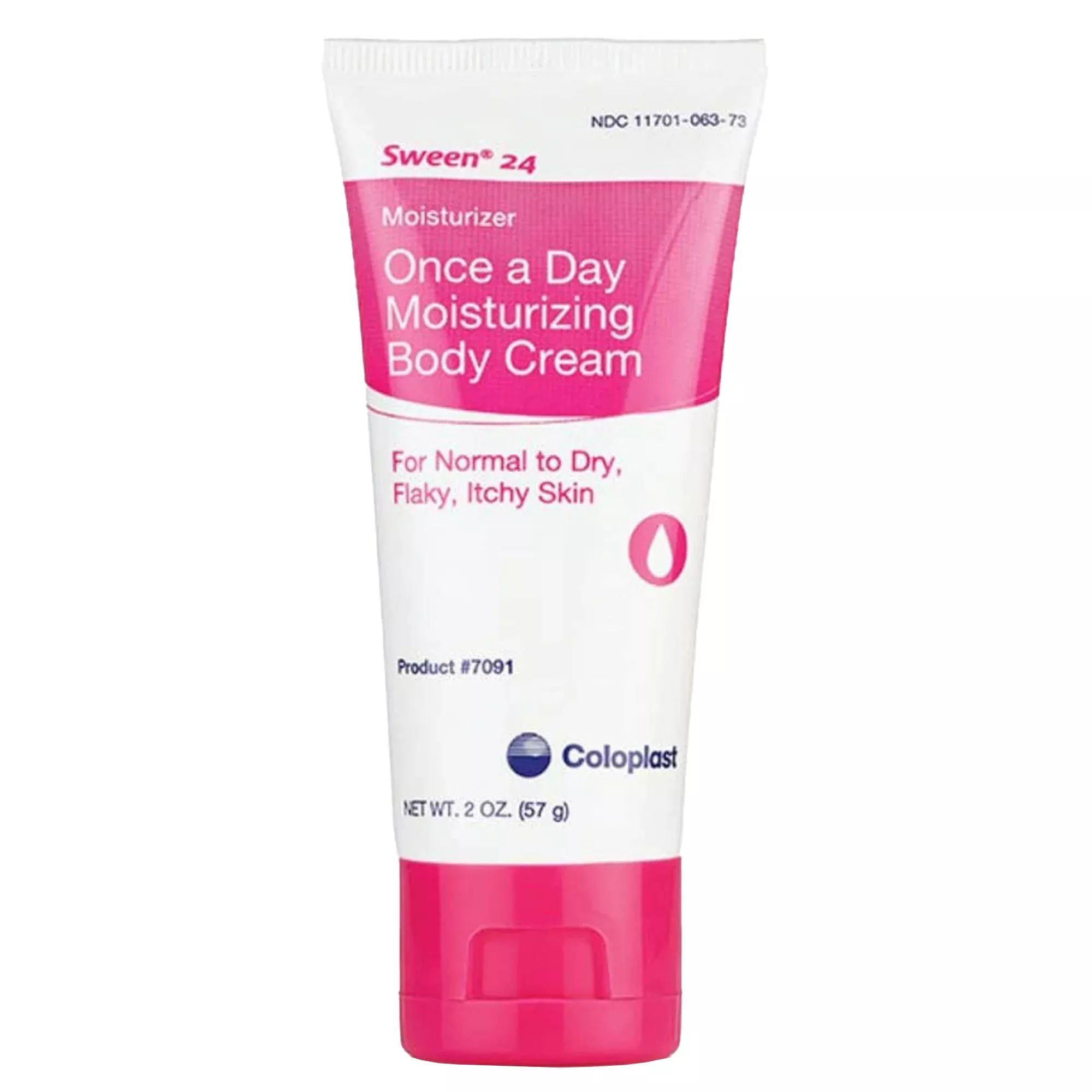 Sween 24 Once a Day Moisturizing Body Cream 2 oz Tube | Coloplast 7091