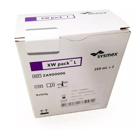 Sysmex America Reagent XW Pack L Hematology Lysing Agent For Sysmex XW-100™ Automated Hematology Analyzer 2 X 250 mL - M-1086169-720 - Box of 1