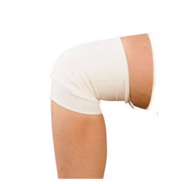 A&T Surgical MfgBrace Support Adult Knee Cap Elastic White Size Small ea